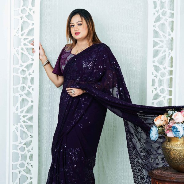 Indian Designer Georgette Saree