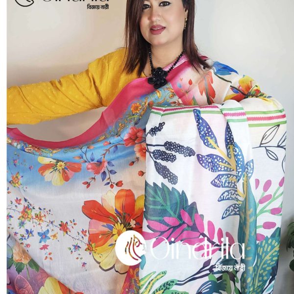Digital Print Saree
