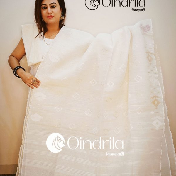 Dhakaia Jamdani Saree