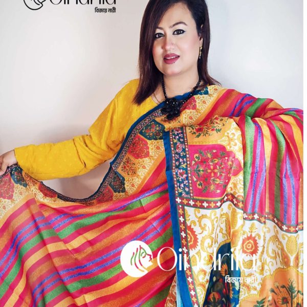 Digital Print Saree