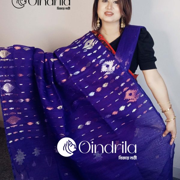 Dhakaia Jamdani Saree