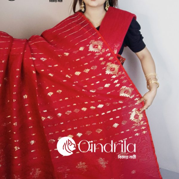 Dhakaia Jamdani Saree