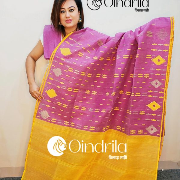 Dhakaia Jamdani Saree